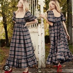 CECELIA DRESS -- ALCOTT PLAID DRESS